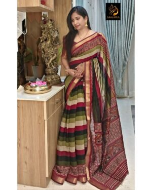 Soft Pv Mul Cotton saree